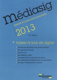 Mediasig 2013 + mises a jour en ligne