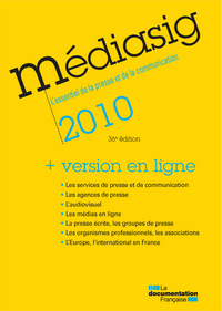 Mediasig 2010 - livre + version en ligne - l'essentiel de la presse