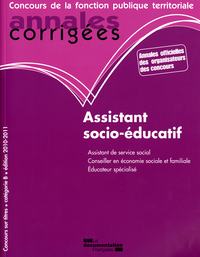 Annales corrigées n°13 assistant socio-educatif