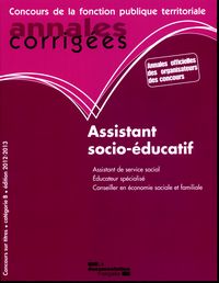 Annales corrigées n°31 assistant socio-éducatif