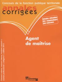 Agent de maîtrise 2013 annales corrigées n°035