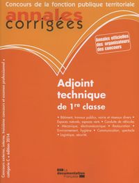 Adjoint technique de 1ere classe