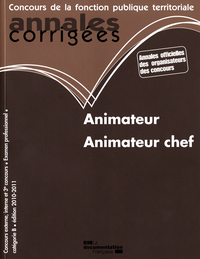 Annales corrigées n°14 animateur - animateur chef