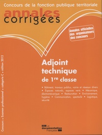 Annales corrigées n 25 adjoint technique de 1re classe 2012