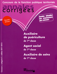 Annales corrigées n°24 auxiliaire de puériculture/soins/agent social