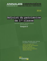 Adjoint du patrimoine de 1re classe 2015 - ac n°53