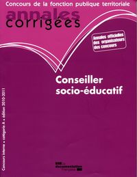 Annales corrigées n 15 conseiller socio-éducatif