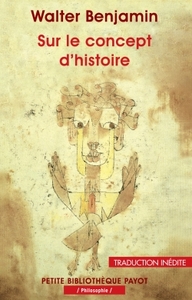 SUR LE CONCEPT D'HISTOIRE-1ERE