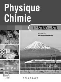 Physique Chimie 1re STI2D, STL, Livre du professeur