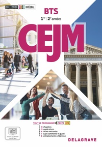 Culture économique, juridique et managériale (CEJM) 1re et 2e années BTS (2026) - Pochette élève