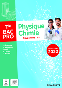 Physique Chimie Tle Bac Pro Groupements 1 et 2, Pochette de l'élève