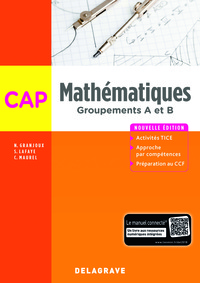 Mathématiques CAP Groupemements A et B, Pochette de l'élève