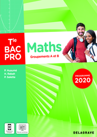 Mathématiques Tle Bac Pro Groupements A et B, Pochette de l'élève