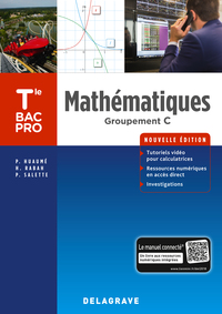 Mathématiques Tle Bac Pro Groupement C, Pochette de l'élève