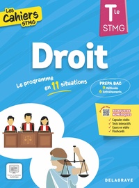 Cahiers STMG - Droit Tle STMG (2026) - Pochette élève