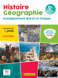 LES PARCOURS PROS HISTOIRE GEOGRAPHIE EMC 2DE BAC PRO (2024) - POCHETTE ELEVE