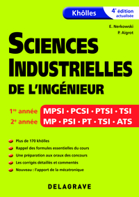 Sciences industrielles de l'ingénieur (2019) - Manuel élève