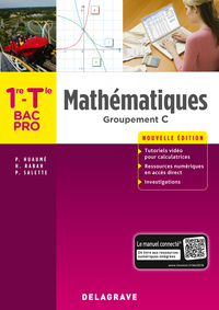 Mathématiques 1re, Tle Bac Pro Groupement C, Pochette de l'élève