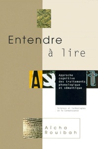 ENTENDRE A LIRE - APPROCHE COGNITIVE DES TRAITEMENTS...