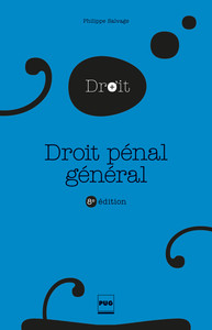 DROIT PENAL GENERAL - 8E EDITION