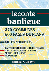 LECONTE BANLIEUE, 370 COMMUNES, 600 PAGES DE PLANS