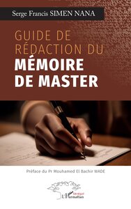 GUIDE DE REDACTION DU MEMOIRE DE MASTER