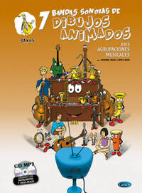 7 DIBUJOS ANIMADOS - SAXOS +CD