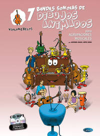 7 DIBUJOS ANIMADOS - VIOLONCHELOS +CD