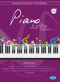 PIANO JUNIOR: GRANDES EXITOS DEL POP ESPANOL PIANO+CD