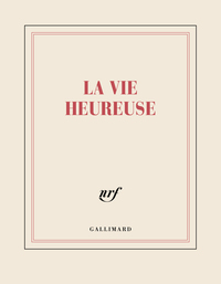 Carnet carré "La vie heureuse" (papeterie)
