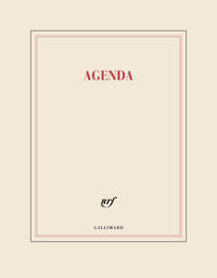 Agenda littéraire Grand Format 12 mois JAN-DEC 2027 (papeterie)