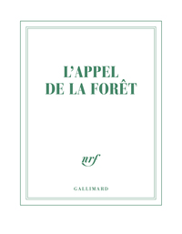 Carnet couleur "L'appel de la forêt" (papeterie)