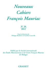 NOUVEAUX CAHIERS FRANCOIS MAURIAC N 20