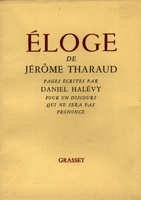 ELOGE DE J. THARAUD
