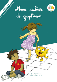 MON CAHIER DE GRAPHISME  LES ALPHAS - POUR PREPARER SON ENFANT A L'ECRITURE