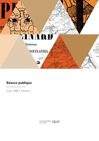 SEANCE PUBLIQUE