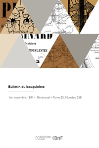 BULLETIN DU BOUQUINISTE