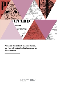 Annales des arts et manufactures