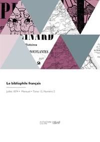 LE BIBLIOPHILE FRANCAIS