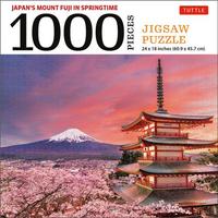 JAPAN MOUNT FUJI IN SPRINGTIME JIGSAW PUZZLE - 1000 PIECES /ANGLAIS