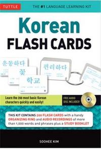 Korean Flash Cards Kit /anglais