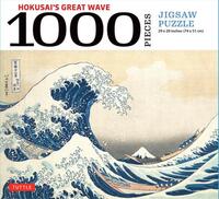 HOKUSAI'S GREAT WAVE JIGSAW PUZZLE - 1000 PIECES /ANGLAIS