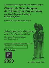VIA ADRESCA DE GILLONNAY PAR ST-ANTOINE L'ABBAYE AU PUY EN VELAY
