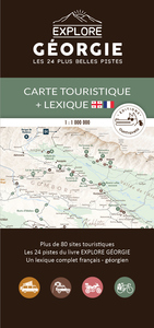 Carte touristique de la Géorgie + Lexique français-géorgien