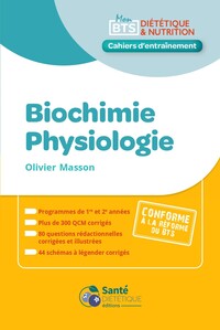 BIOCHIMIE PHYSIOLOGIE - CAHIER D'ENTRAINEMENT