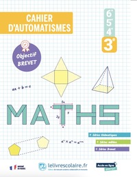 Mathématiques 3e 2026 - cahier d'automatismes