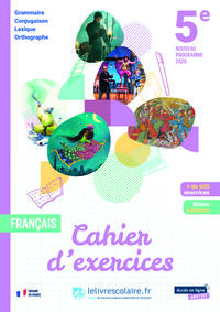 Français 5e 2026 - cahier