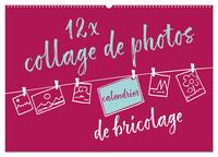 12 x collage de photos - calendrier de bricolage (Calendrier mural 2027 DIN A2 vertical), CALVENDO calendrier mensuel