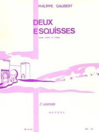 PHILIPPE GAUBERT: TWO SKETCHES, FOR FLUTE AND PIANO (2)