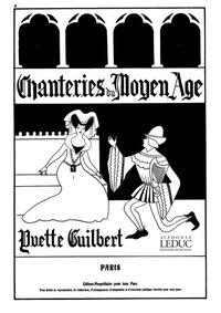 GUILBERT CHANTERIES DU MOYEN AGE VOLUME 2 MEDIUM VOICE & PIANO BOOK